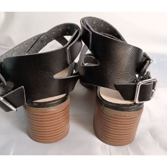 Torrid Double Ankle Strap Block Heel Sandals Women’s 10 Cute Stylish Shoes - Picture 8 of 10